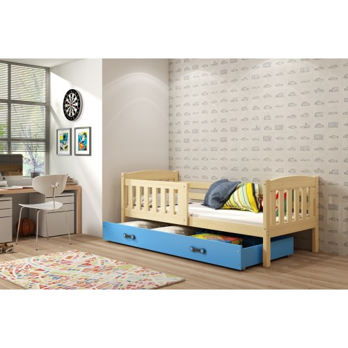 Gulta KUBUS 80x160, priede/zils